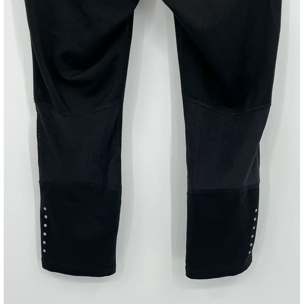 Nike Epic Run Tights Size XS Running Crop Capri Running Dri Fit Black